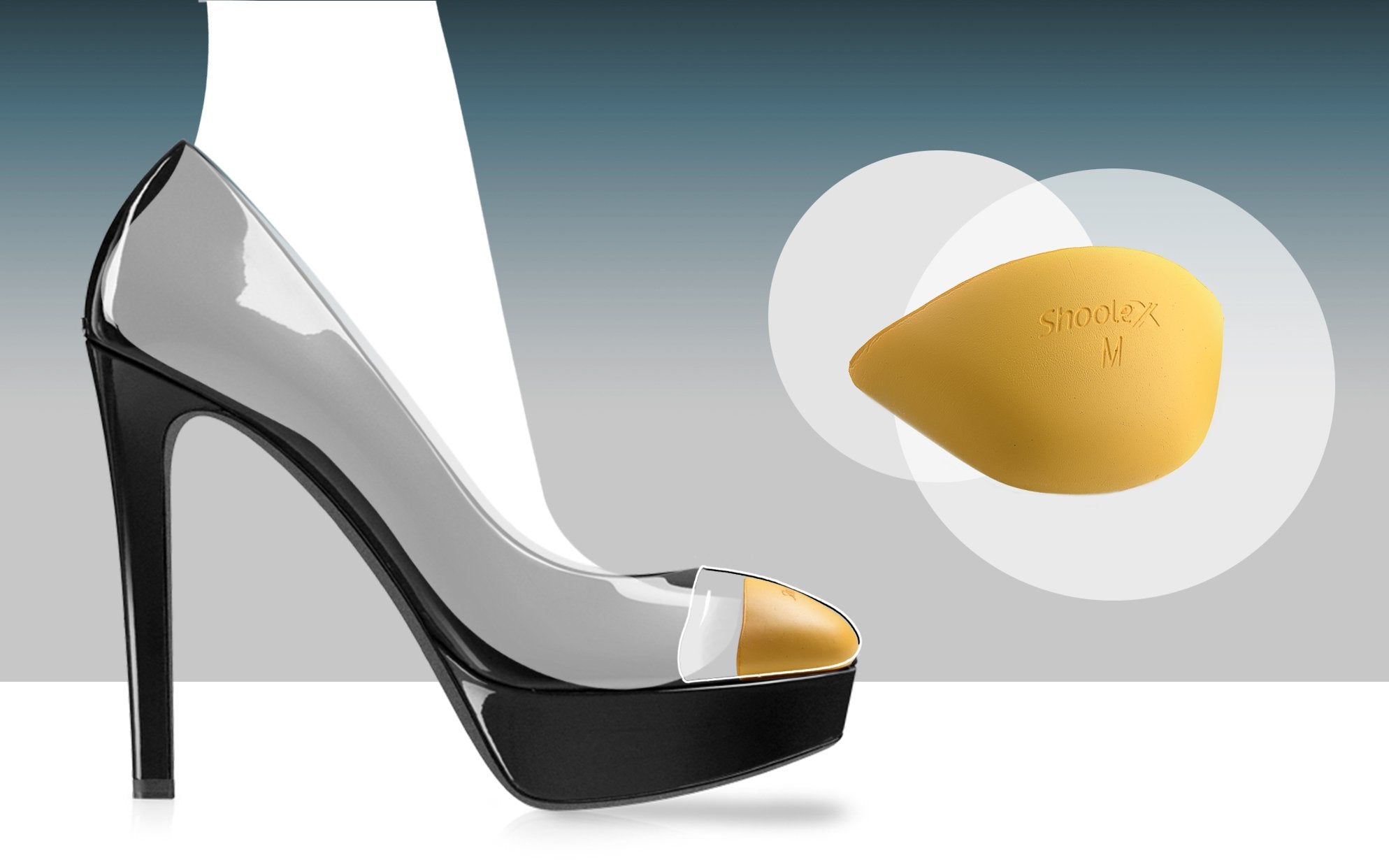 Shoolex Shoe Filler for Too Big Shoes Men/Women Memory Foam Toe Cushion Insert to Make Shoes Fit Tighter Shoe Size Reducer for Sport Dress Casual High Heels