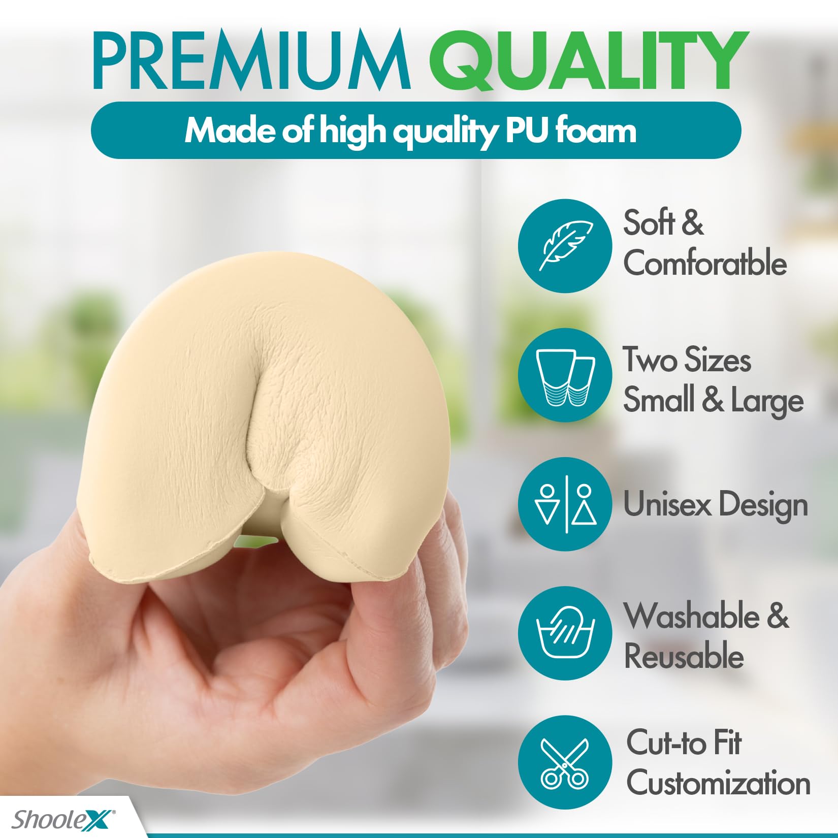 Shoolex™ ToeLuxe Amputee Toe Filler – Soft Cushioning & Balance for Partial Foot Amputees