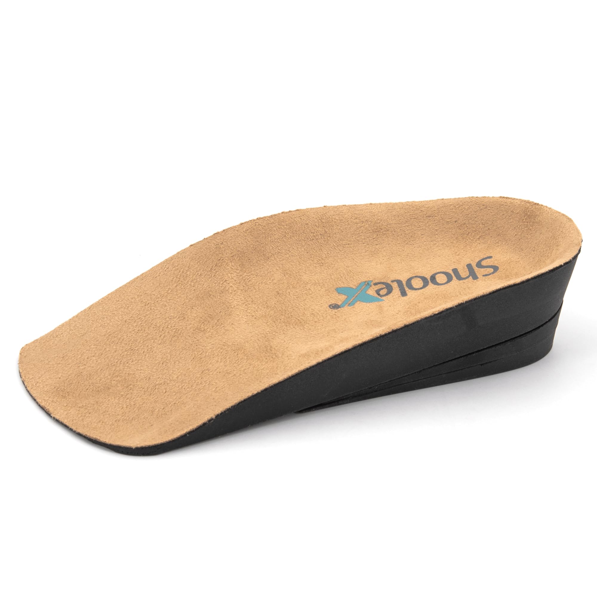 Shoolex 3/4 Adjustable Heel Lifts Insoles for Achilles Tendonitis, Leg Length Discrepancy, Arch Support, Heel Pain, Plantar Fasciitis, Men, Women (Large)