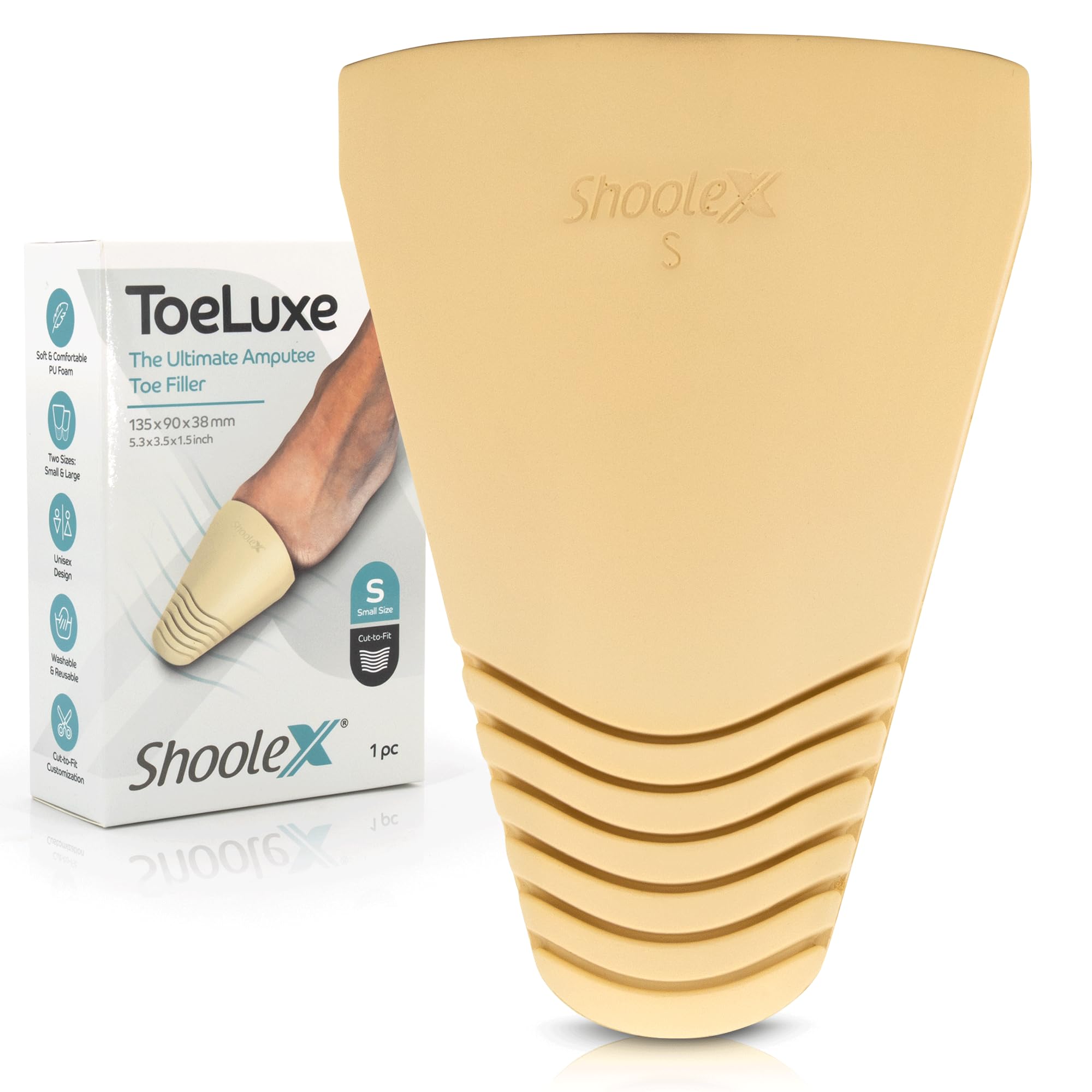 Shoolex™ ToeLuxe Amputee Toe Filler